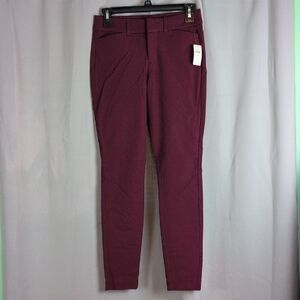 Old Navy Women's Burgundy Skinny Pants